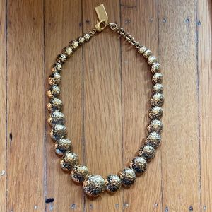 St John chunky gold costume necklace